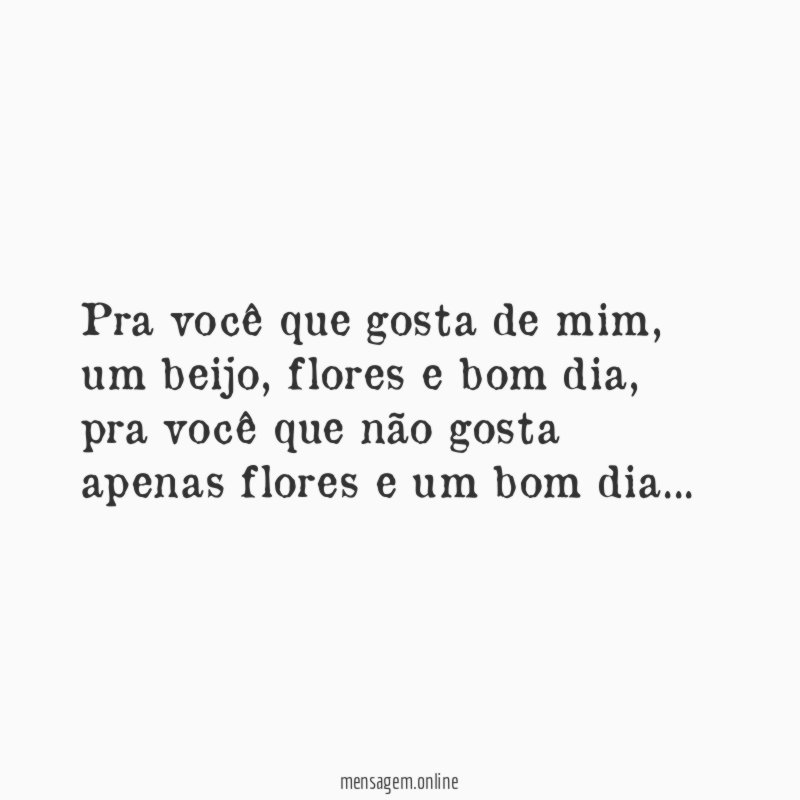 Pra você que gosta de mim