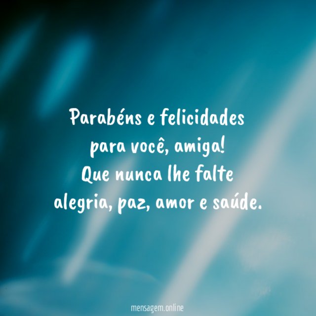 Parabéns e felicidades para você
