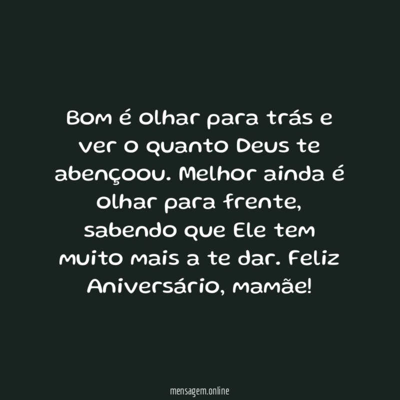 Bom é olhar para trás e ver