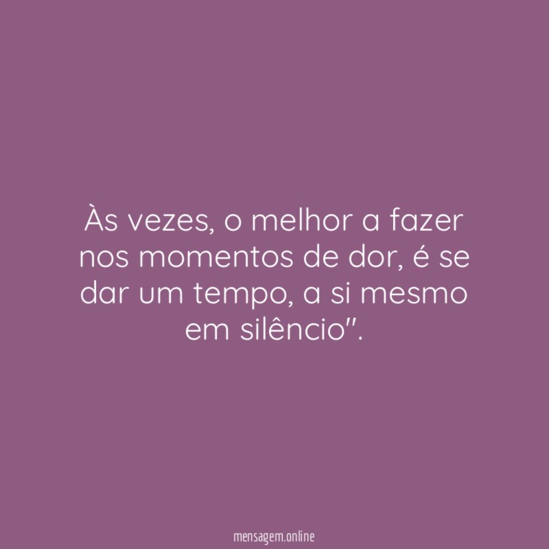 Às vezes