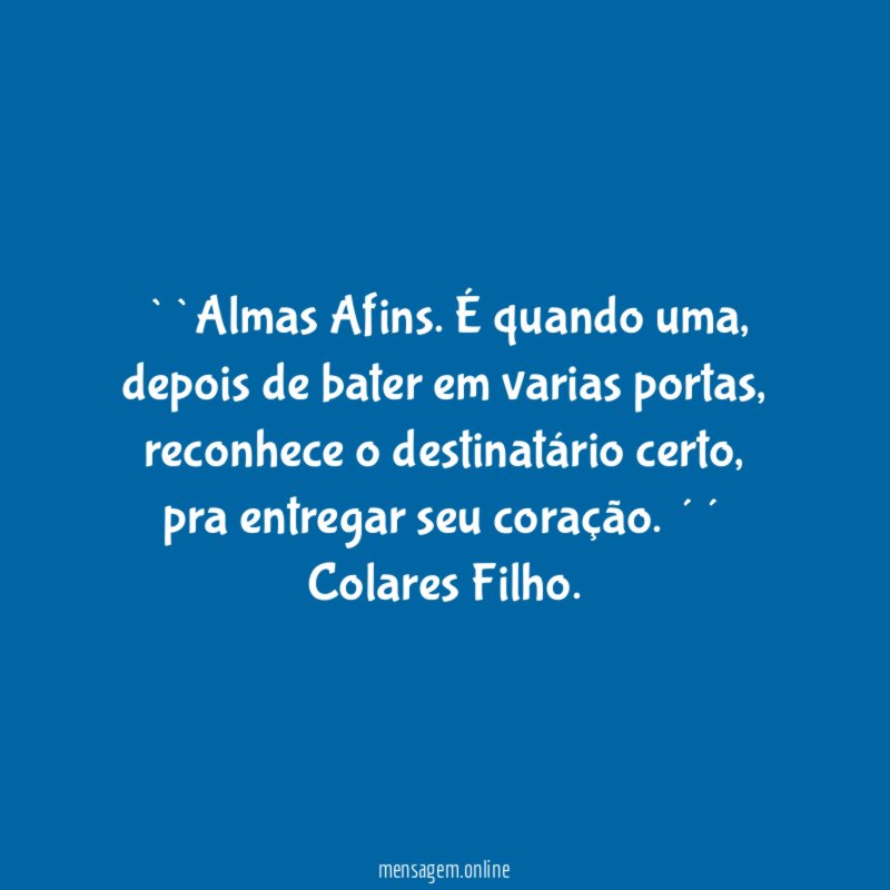 ``Almas Afins