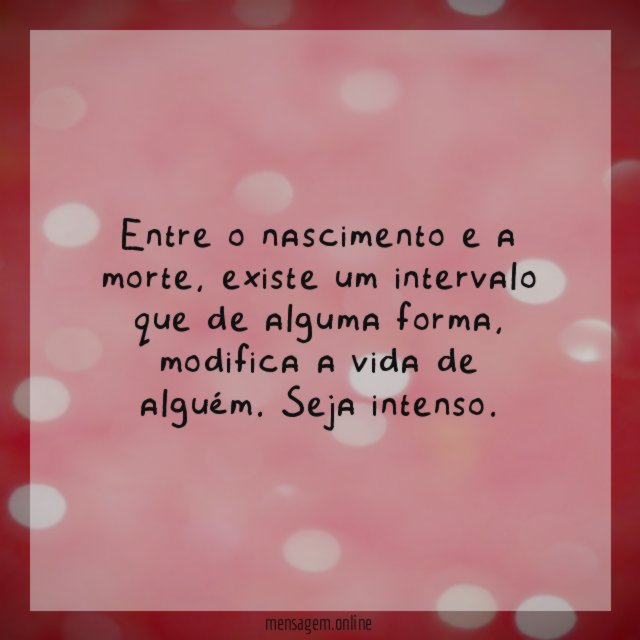 Entre o nascimento e a morte