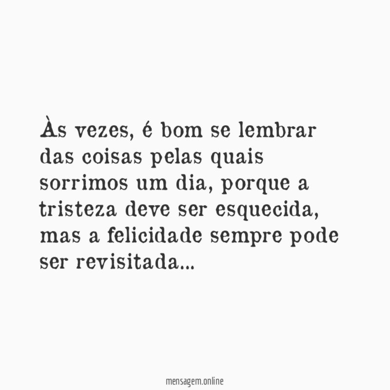 Às vezes