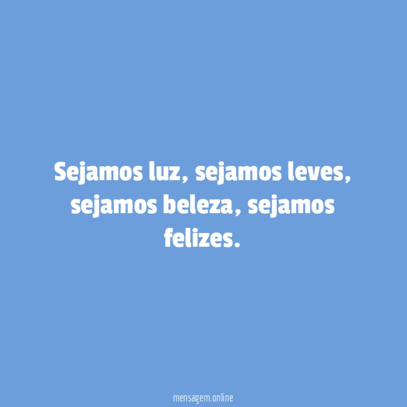 Sejamos luz
