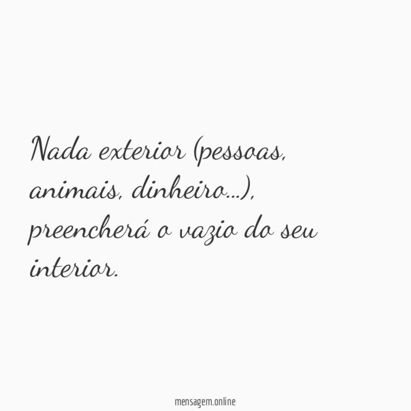 Nada exterior (pessoas