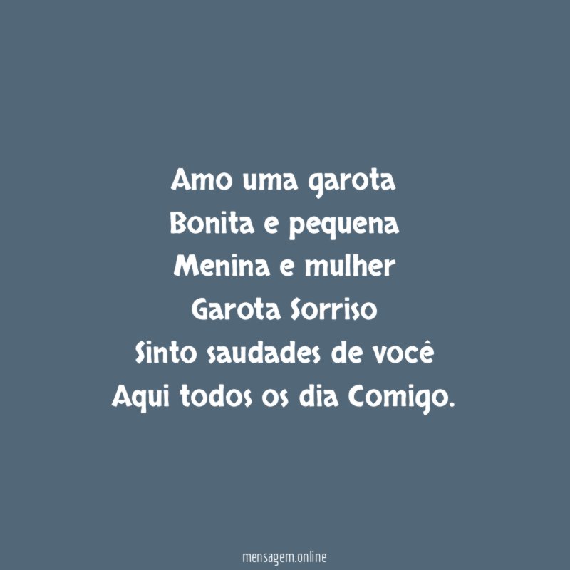 Amo uma garota Bonita e pequena Menina e mulher Garota Sorriso Sinto
