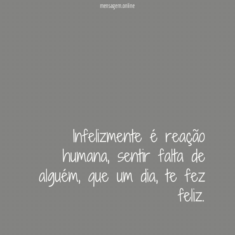 Infelizmente é reação humana