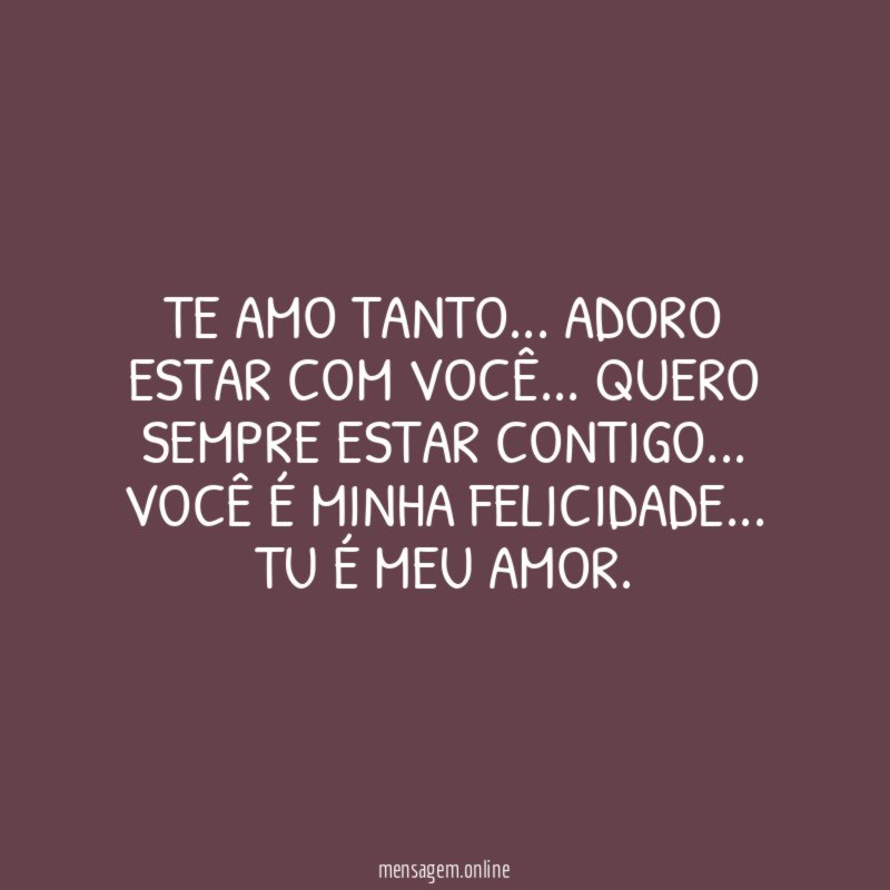 TE AMO TANTO
