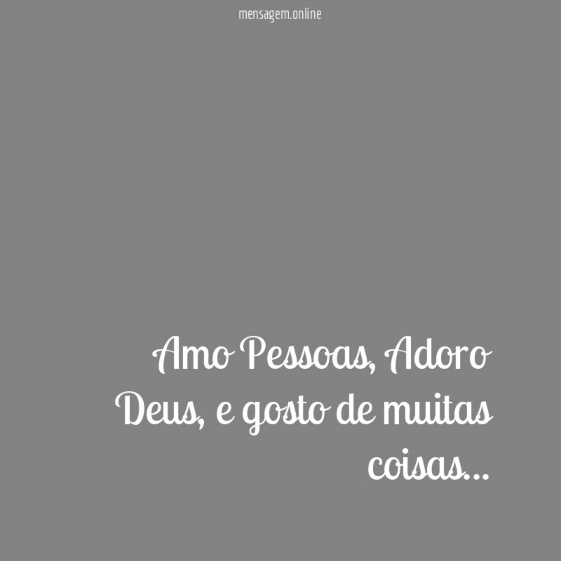 Amo Pessoas