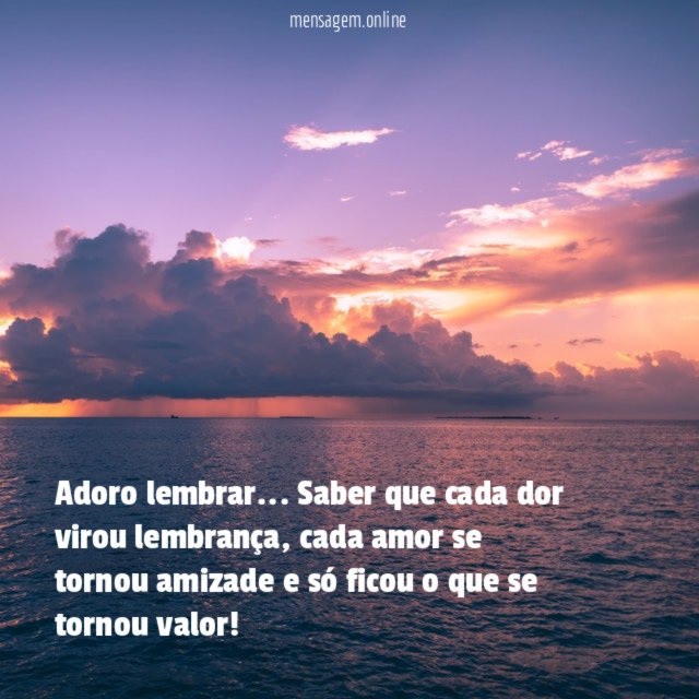 Adoro lembrar