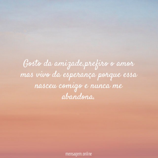 Gosto da amizade