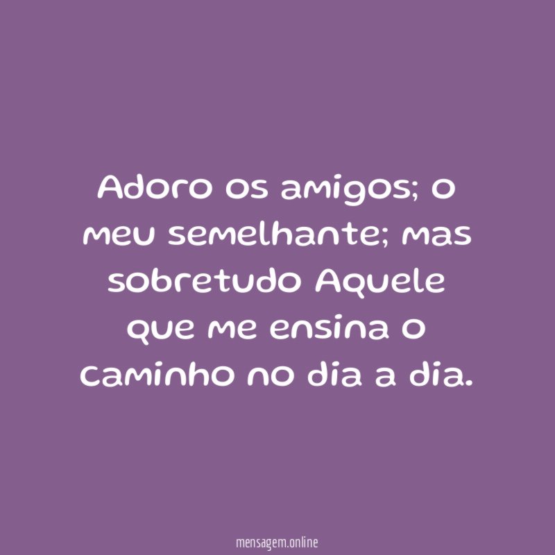 Adoro os amigos