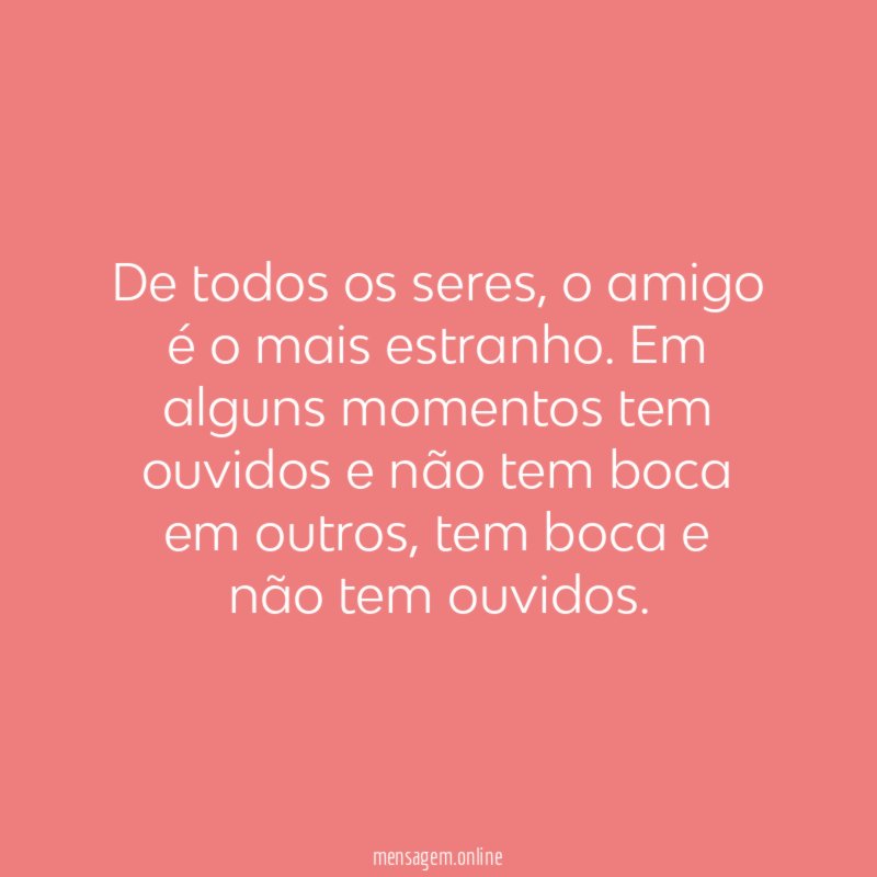 De todos os seres