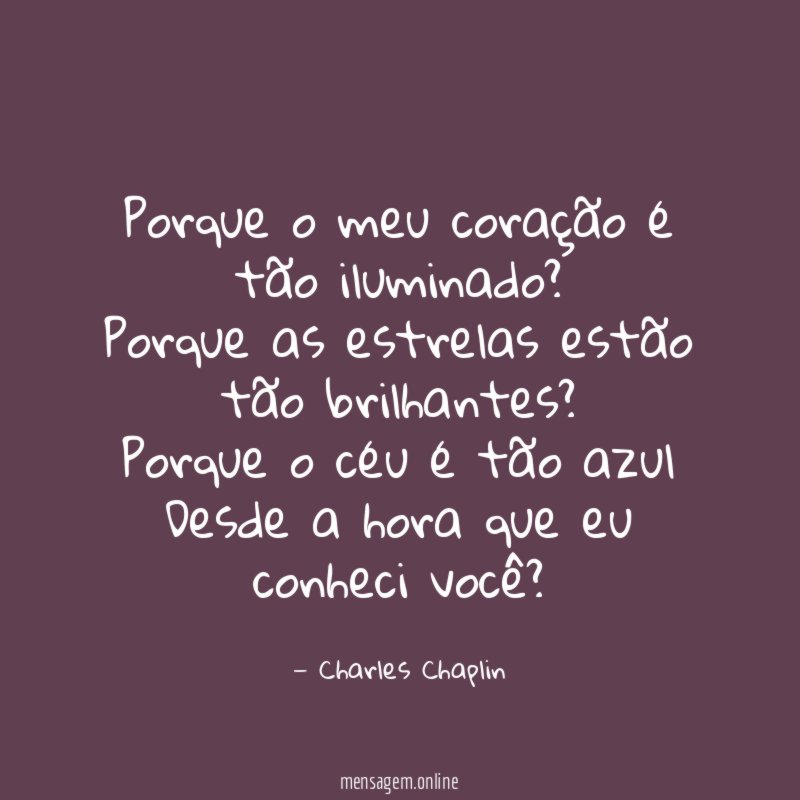 Porque o meu coração é tão iluminado