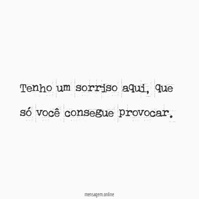 Tenho um sorriso aqui
