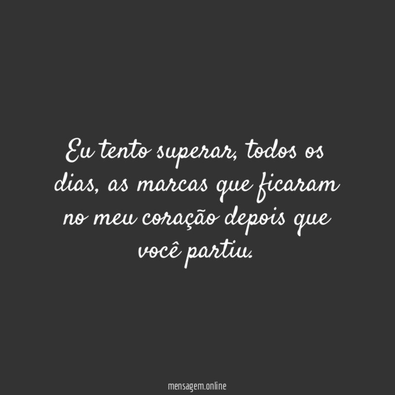 Eu tento superar