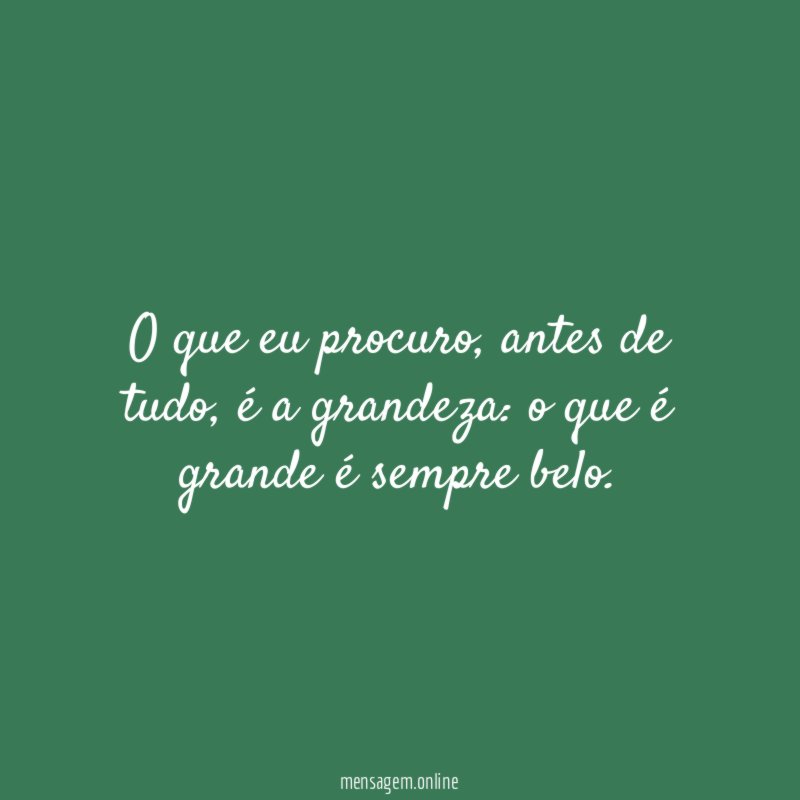 O que eu procuro
