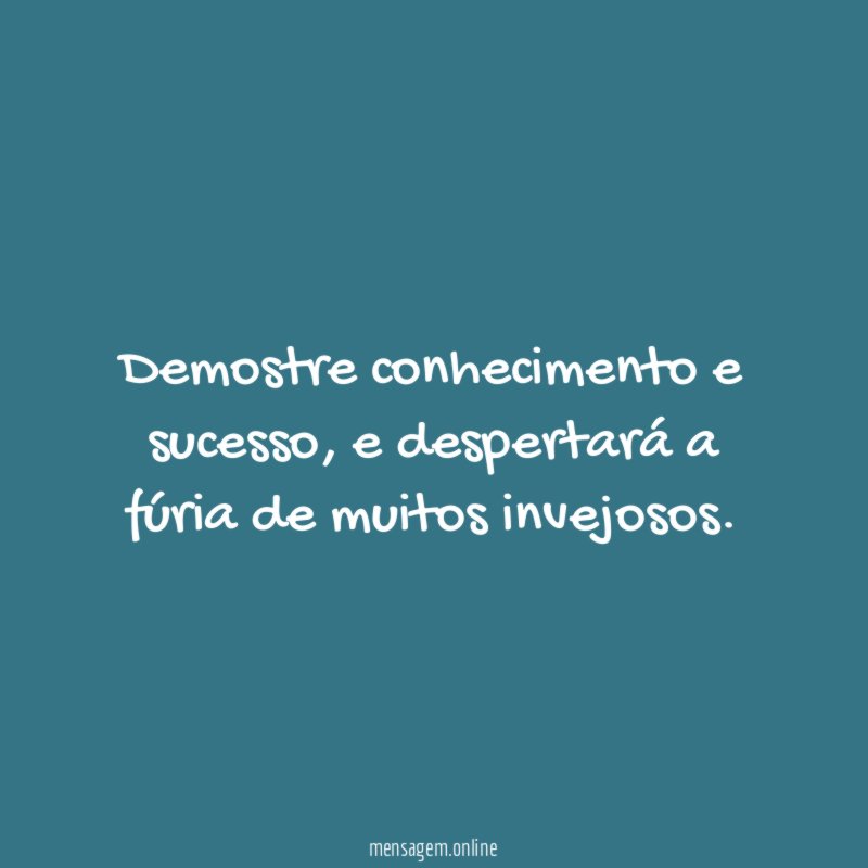 Demostre conhecimento e sucesso