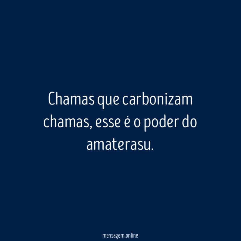 Chamas que carbonizam chamas