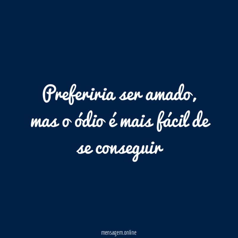 Preferiria ser amado