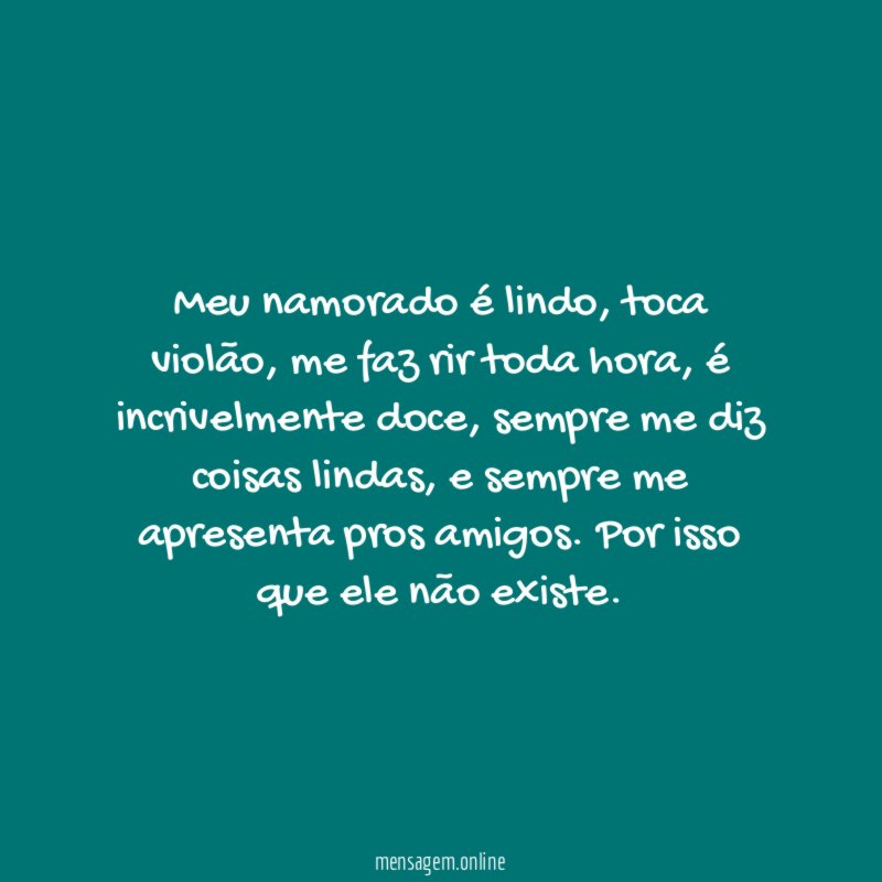 Meu namorado é lindo