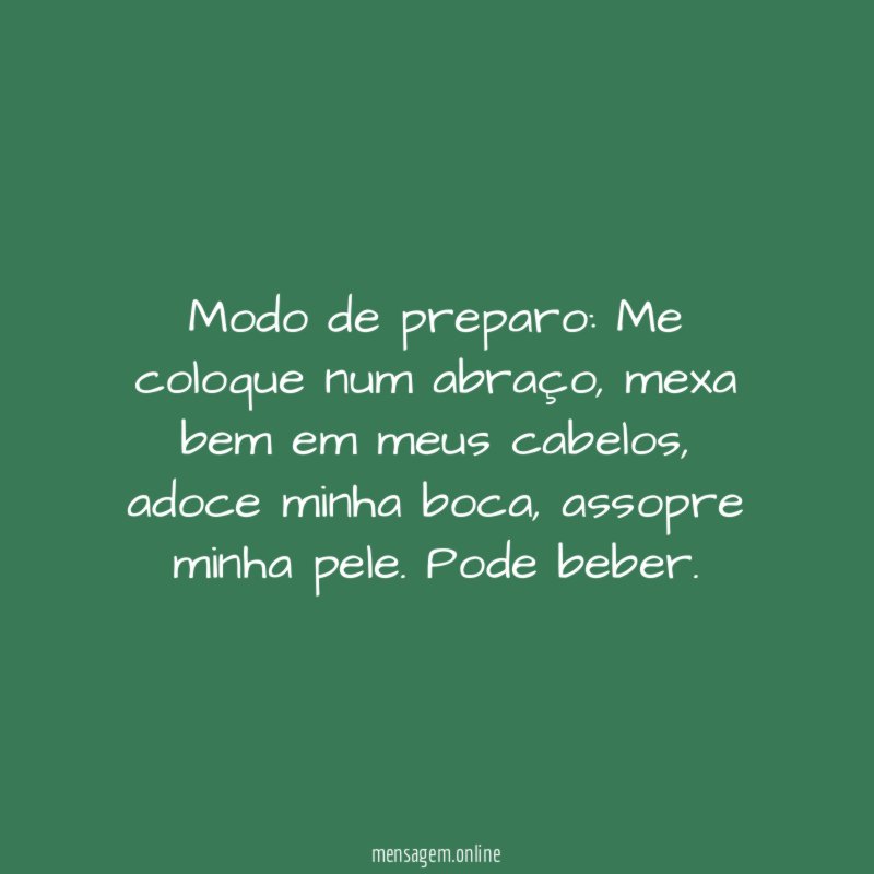 Modo de preparo