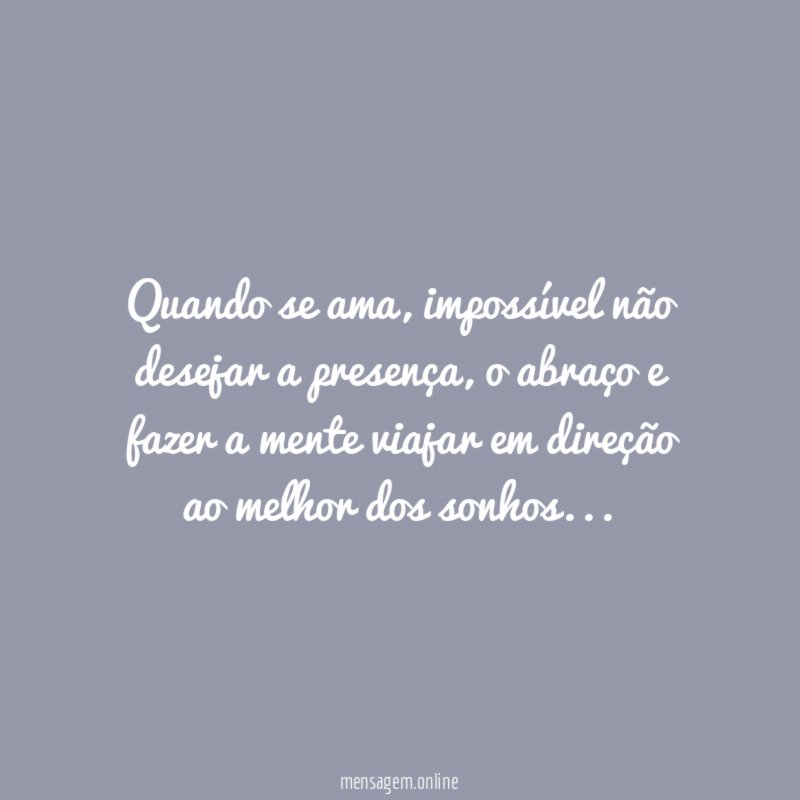 Quando se ama