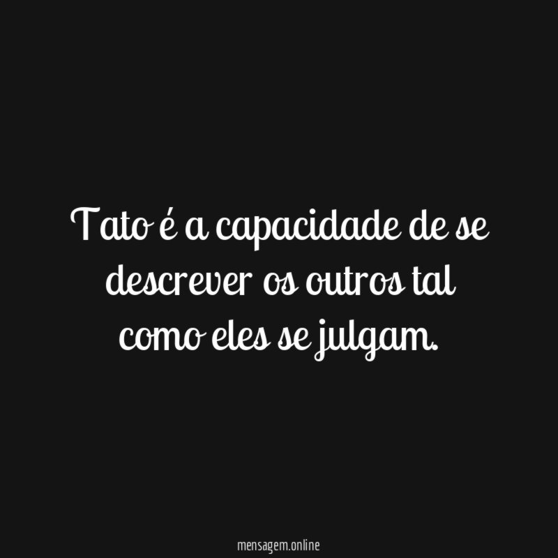 Tato é a capacidade de se descrever os