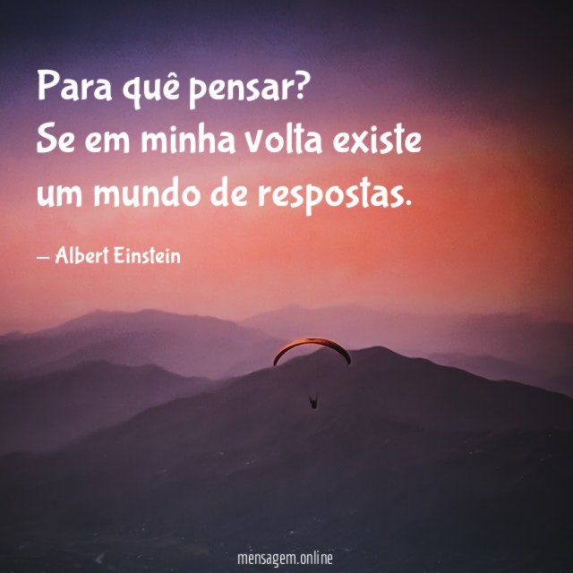 Para quê pensar