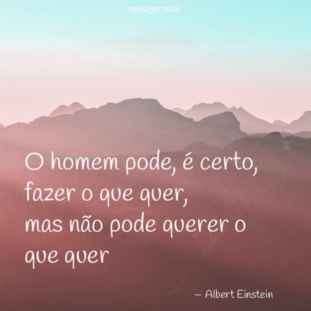 O homem pode