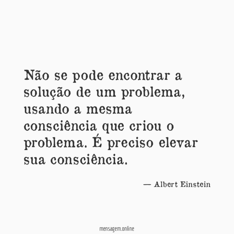 Não se pode encontrar a solução de um problema
