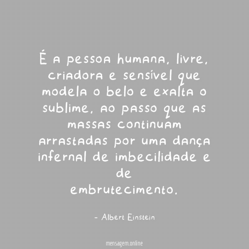 É a pessoa humana