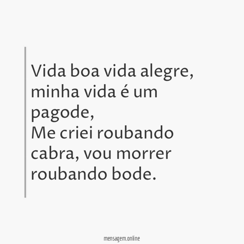 Vida boa vida alegre