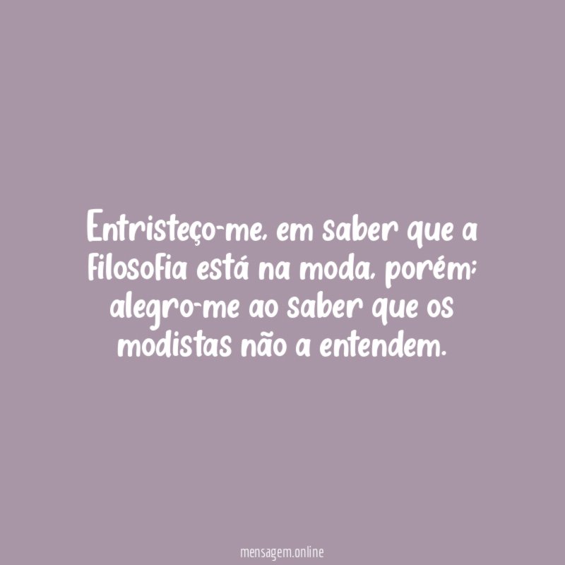 Entristeço-me