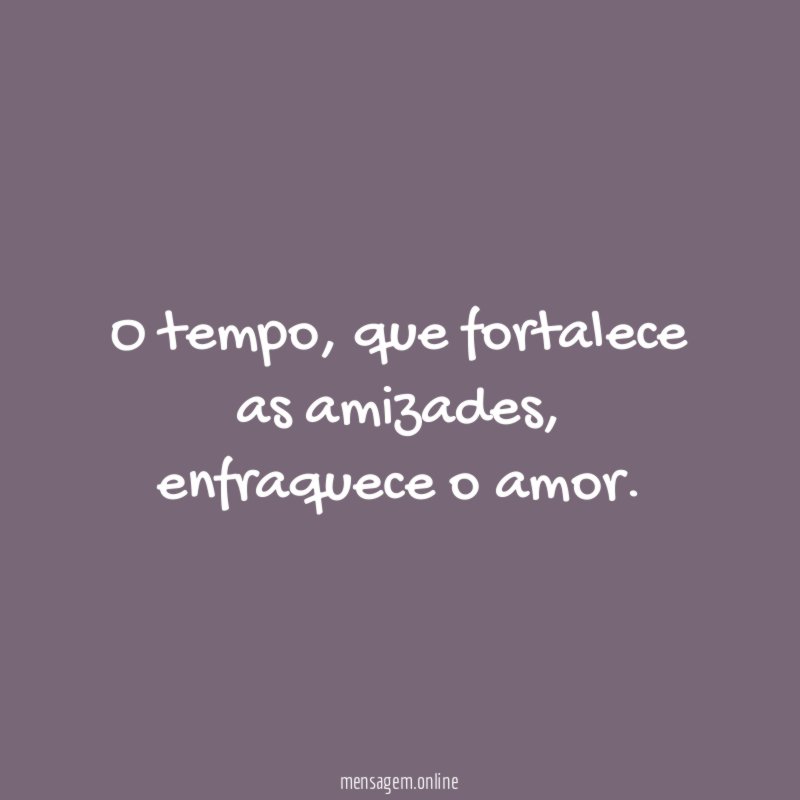 O tempo