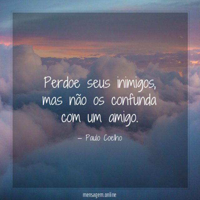 Perdoe seus inimigos