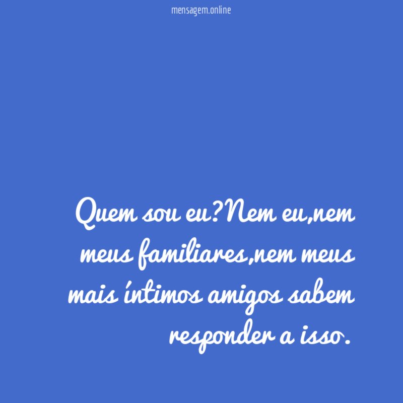 Quem sou eu