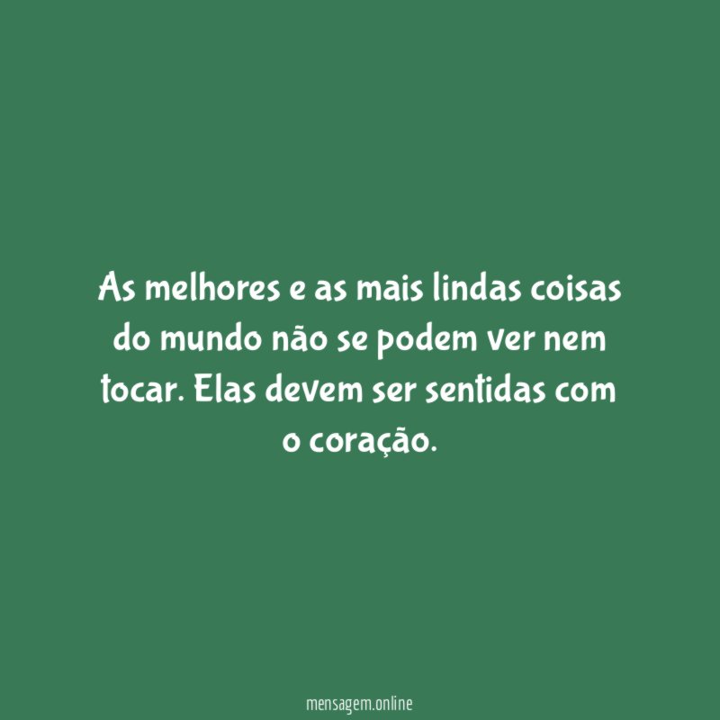 As melhores e as mais lindas coisas do