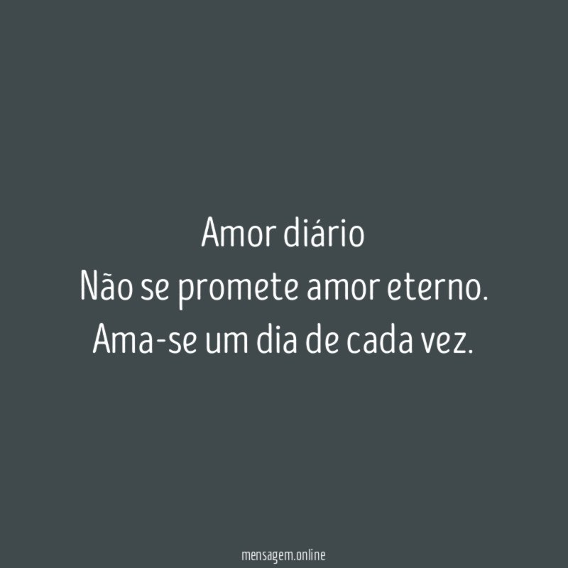Amor diário