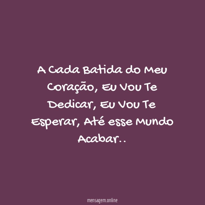 A Cada Batida do Meu Coração
