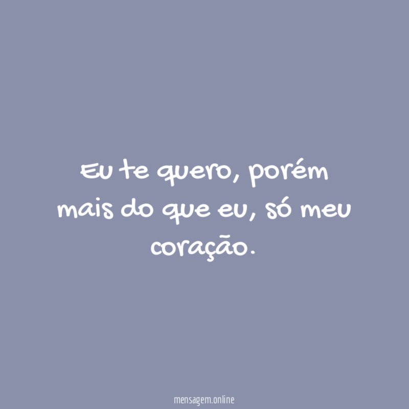 Eu te quero