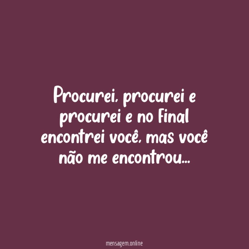 Procurei