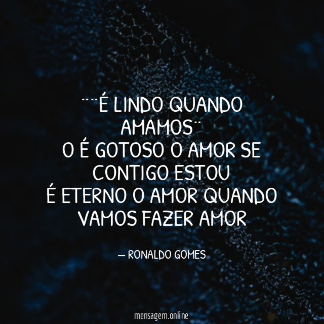 ¨¨É LINDO QUANDO AMAMOS¨ O É GOTOSO O AMOR