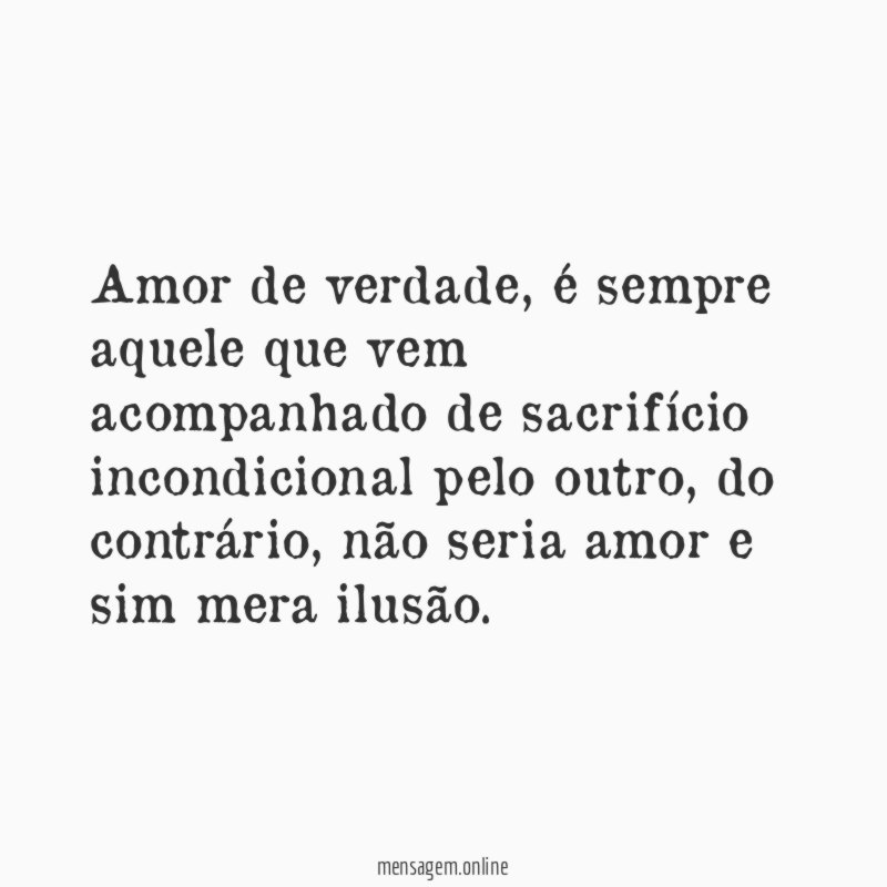 Amor de verdade