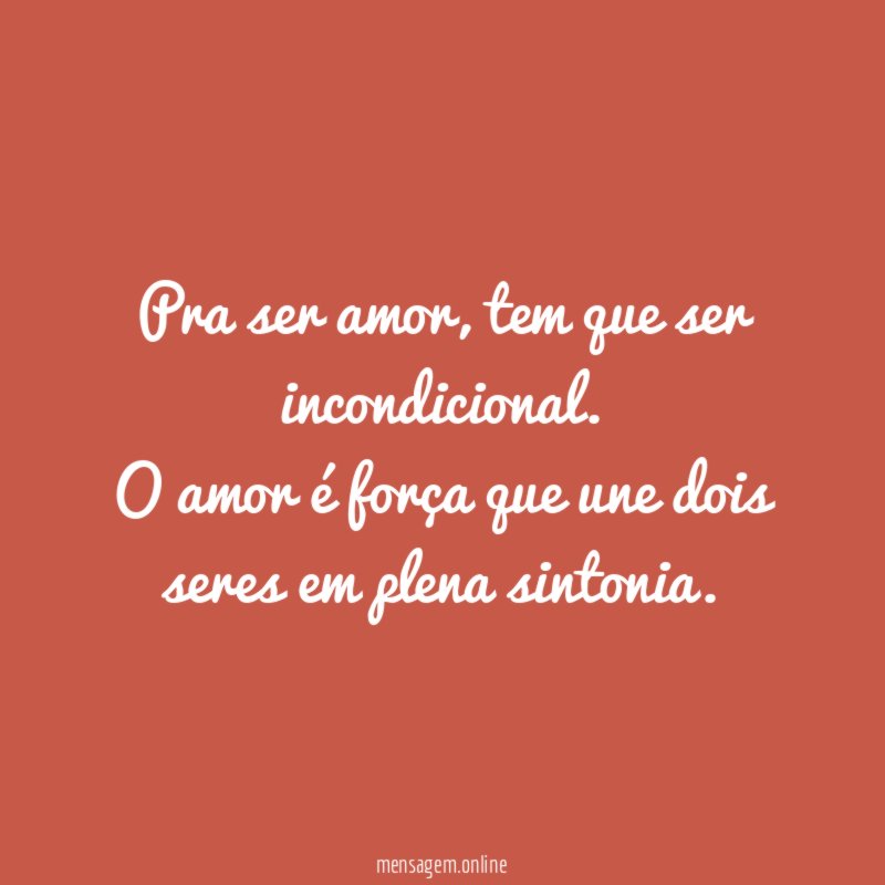 Pra ser amor