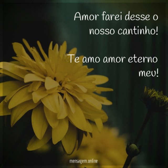 Amor farei desse o nosso cantinho