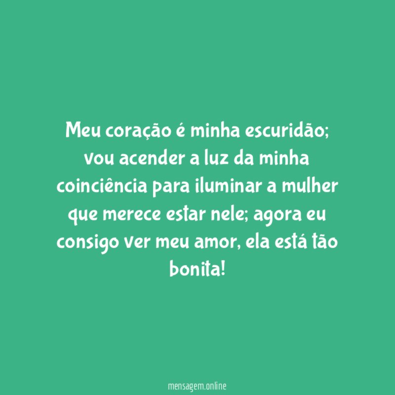 Meu coração é minha escuridão