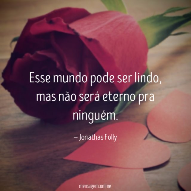 Esse mundo pode ser lindo