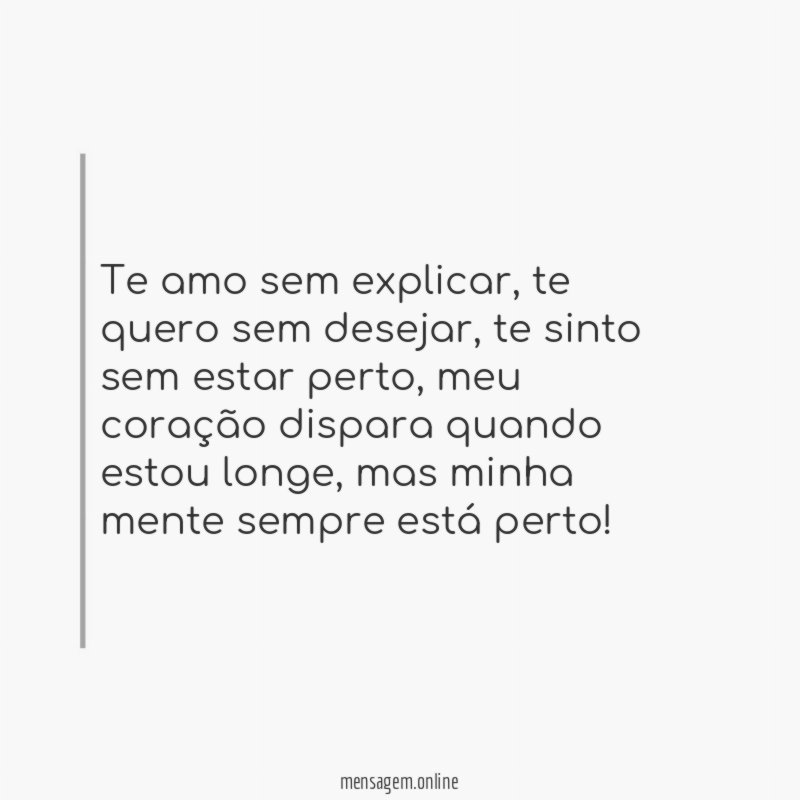 Te amo sem explicar