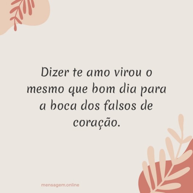 Dizer te amo virou o mesmo que bom